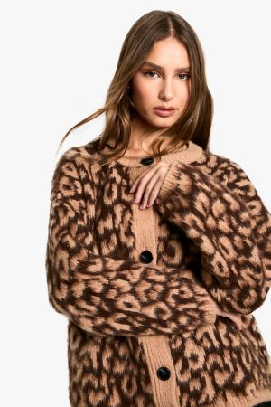 Leopard Print Cardigan