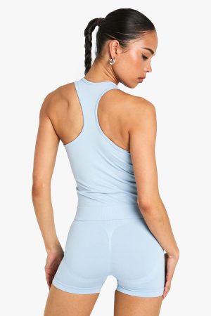 Seamless Sculpt Racer Back Vest Top