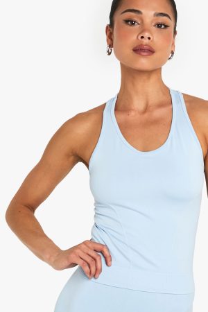 Seamless Sculpt Racer Back Vest Top