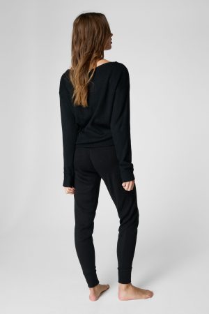 Knitted Drop Shoulder Jogger Set