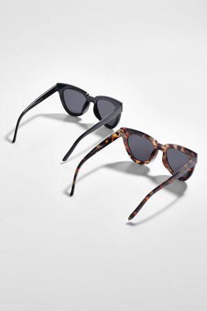 Chunky Oversized Frame Sunglasses 2 Pack