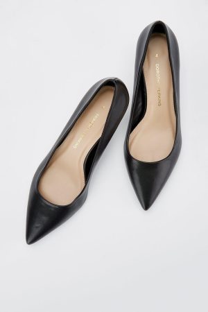 Dove Kitten Heel Court Shoes