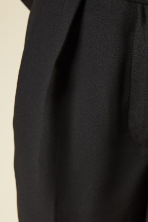 Petite Satin Tapered Trouser