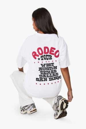 Rodeo Tour Puff Printed Oversized T-shirt