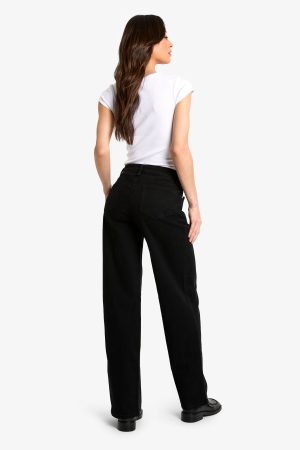 The Tall Mid Waist Wide Leg Jean