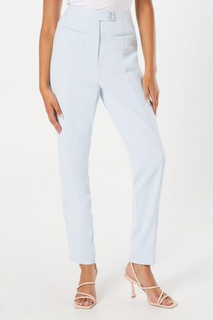 Tall Double Button Tapered Trousers