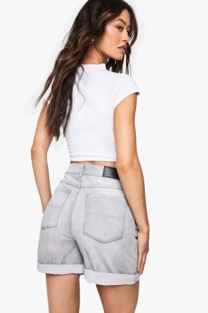 Tall Denim Mom Short