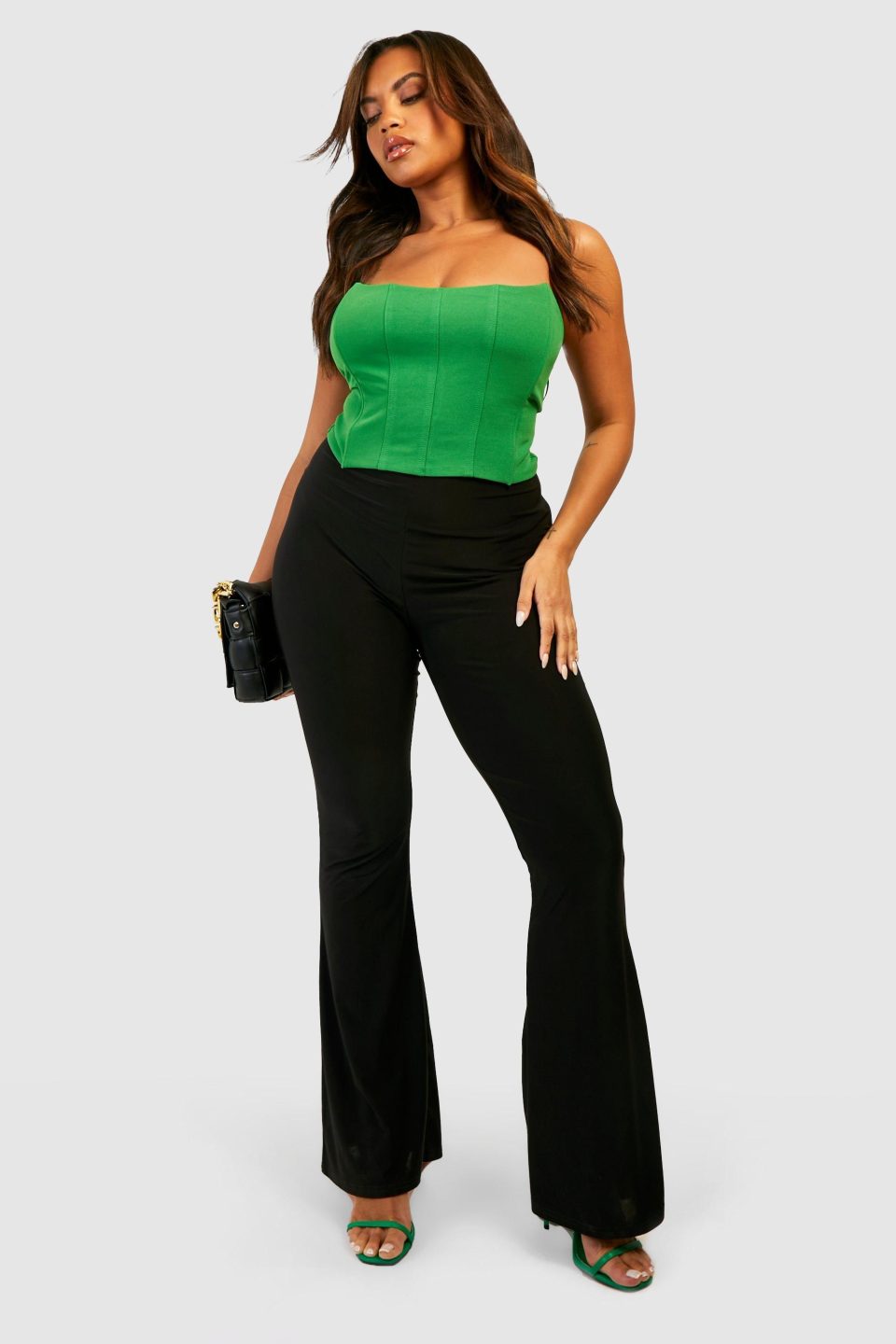 Plus Slinky Flared Legging