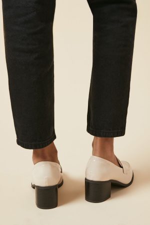 Lora Patent Heeled Loafers