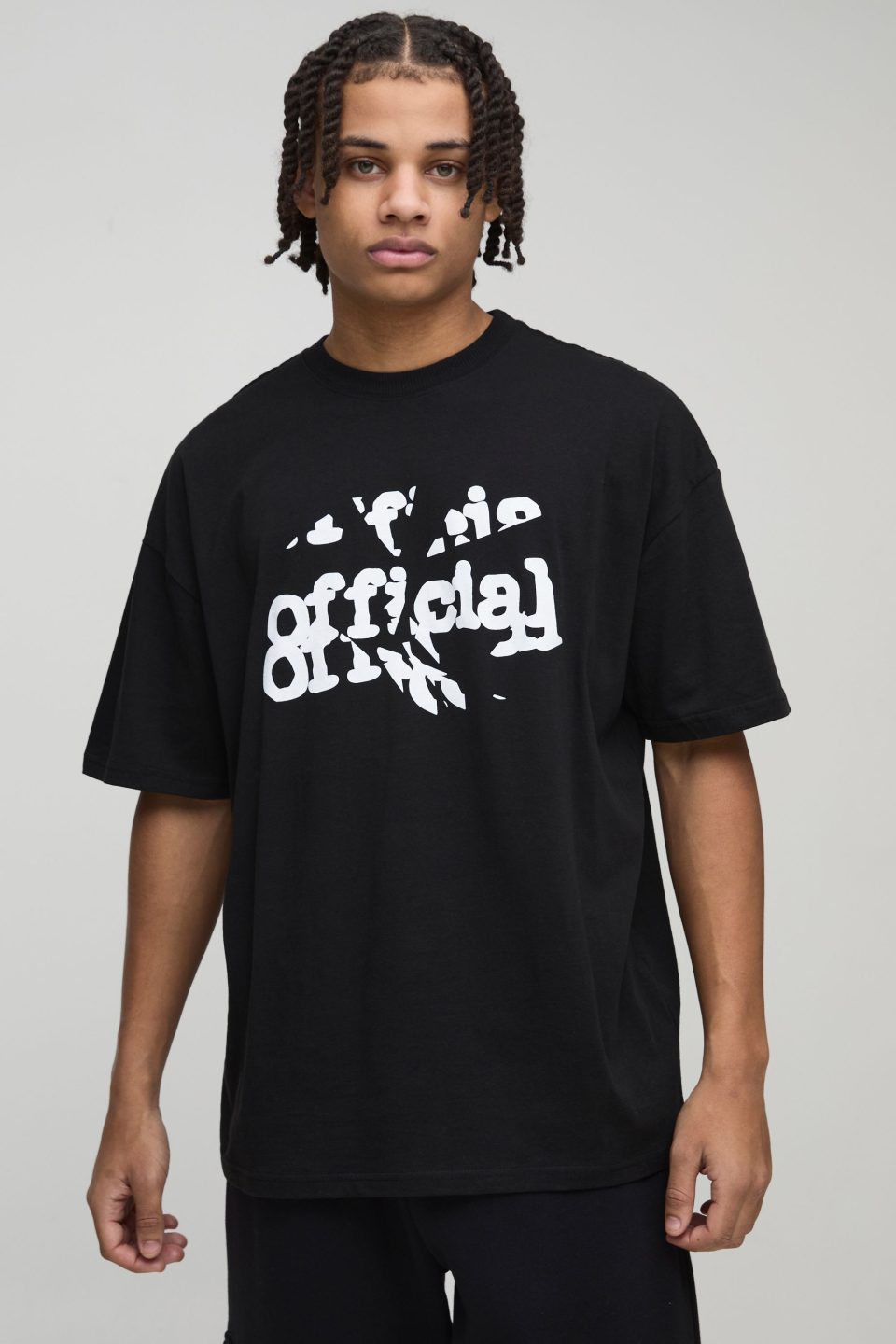 Oversized Official Graffiti Graphic T-Shirt