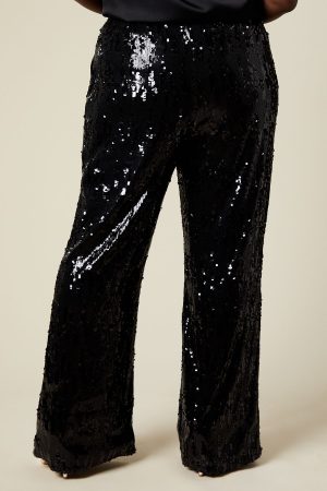 Curve Sequin Kickflare Trouser