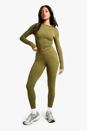 Sculpting Matte Slinky Waistband legging