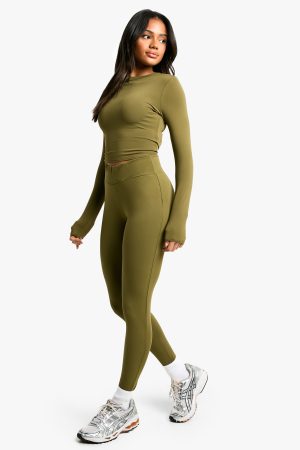 Sculpting Matte Slinky Waistband legging