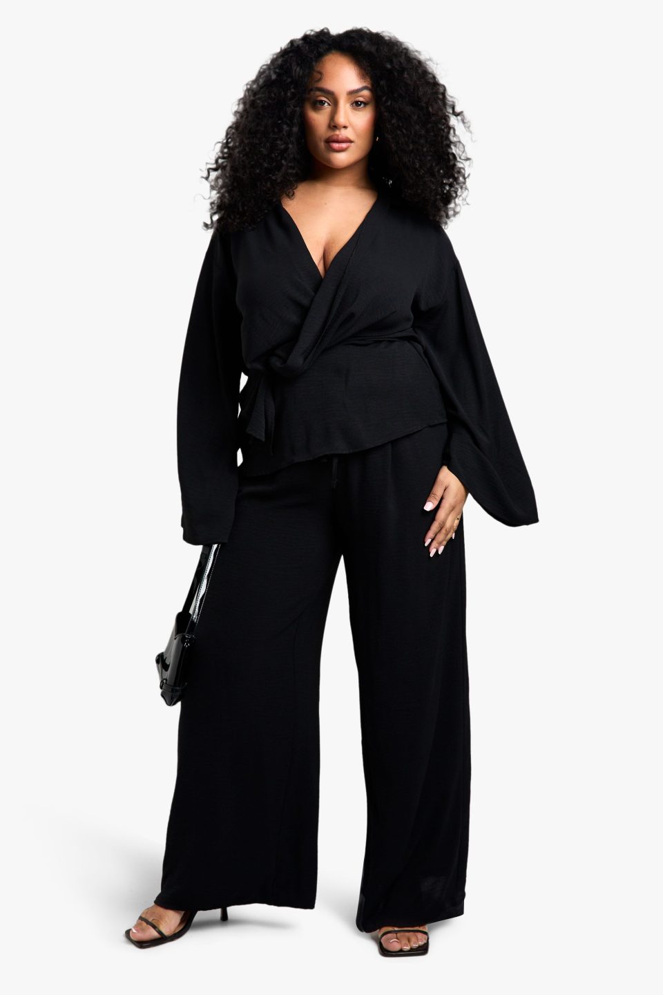 plus WIDE LEG TAILORED TROUSER