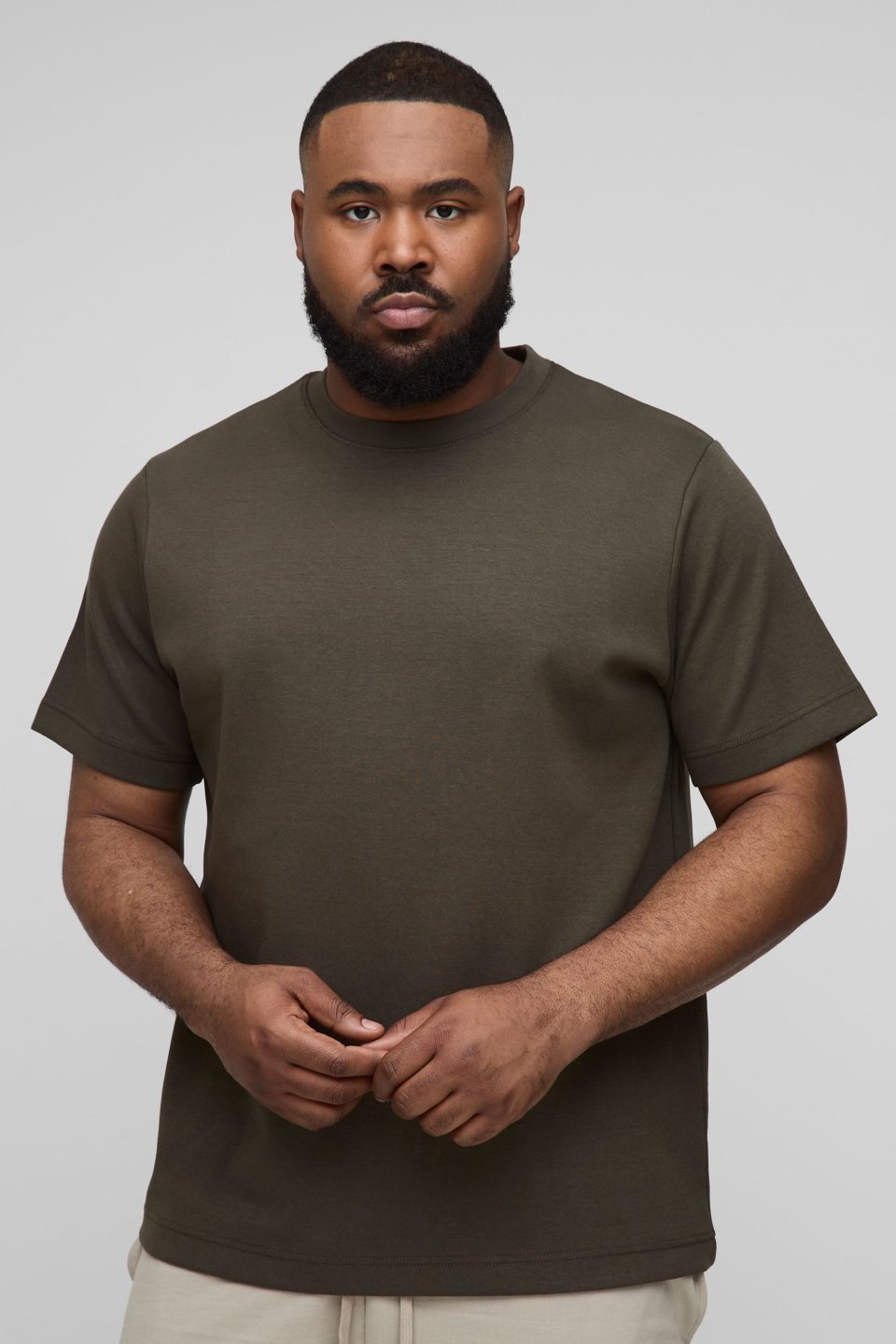 Plus Interlock Slim T-Shirt