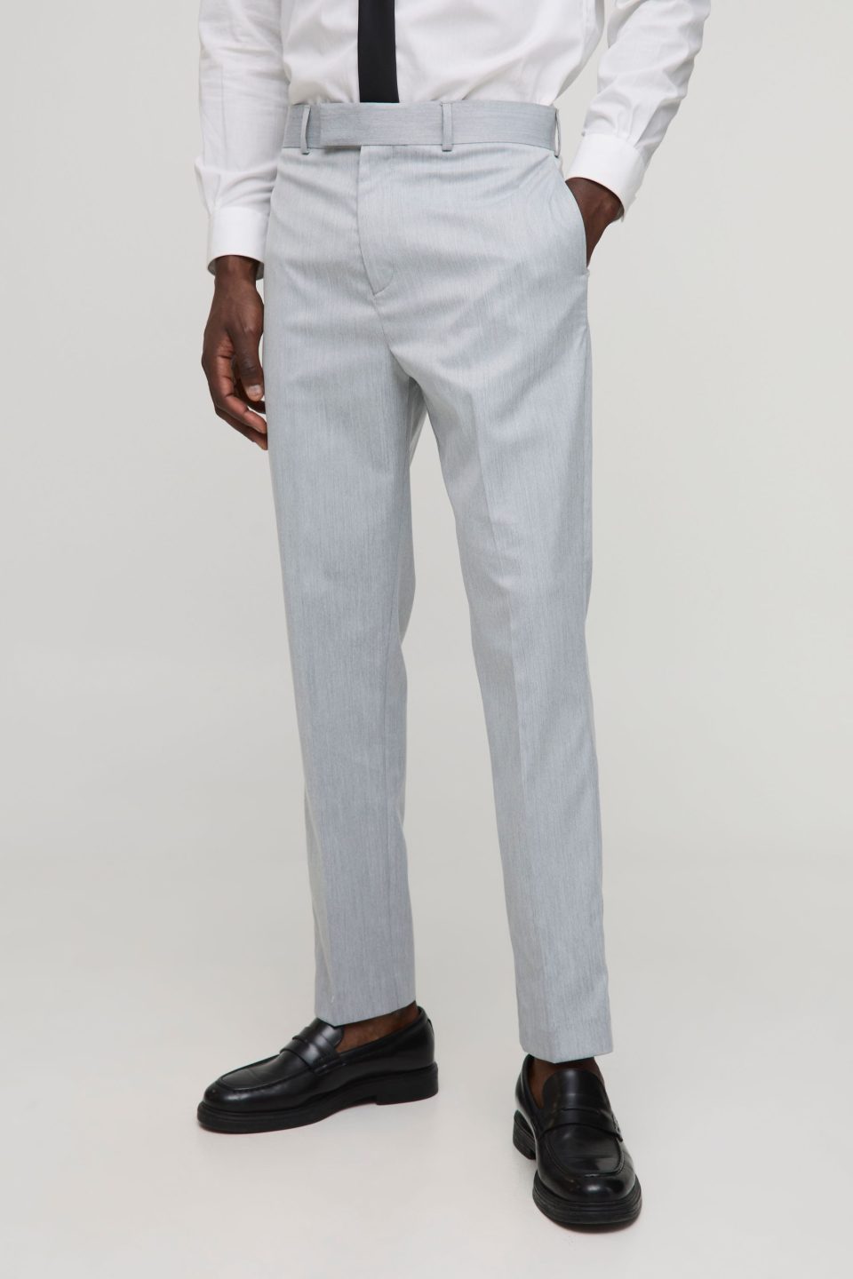 Tapered Fit Crease Front Tailored Trouser