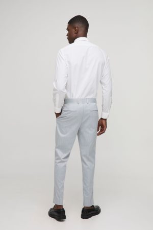 Tapered Fit Crease Front Tailored Trouser