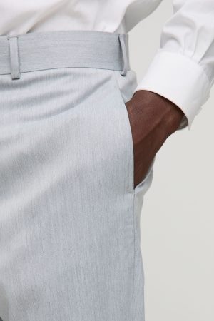 Tapered Fit Crease Front Tailored Trouser