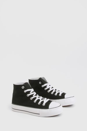 High Top Platform Lace Up Trainers