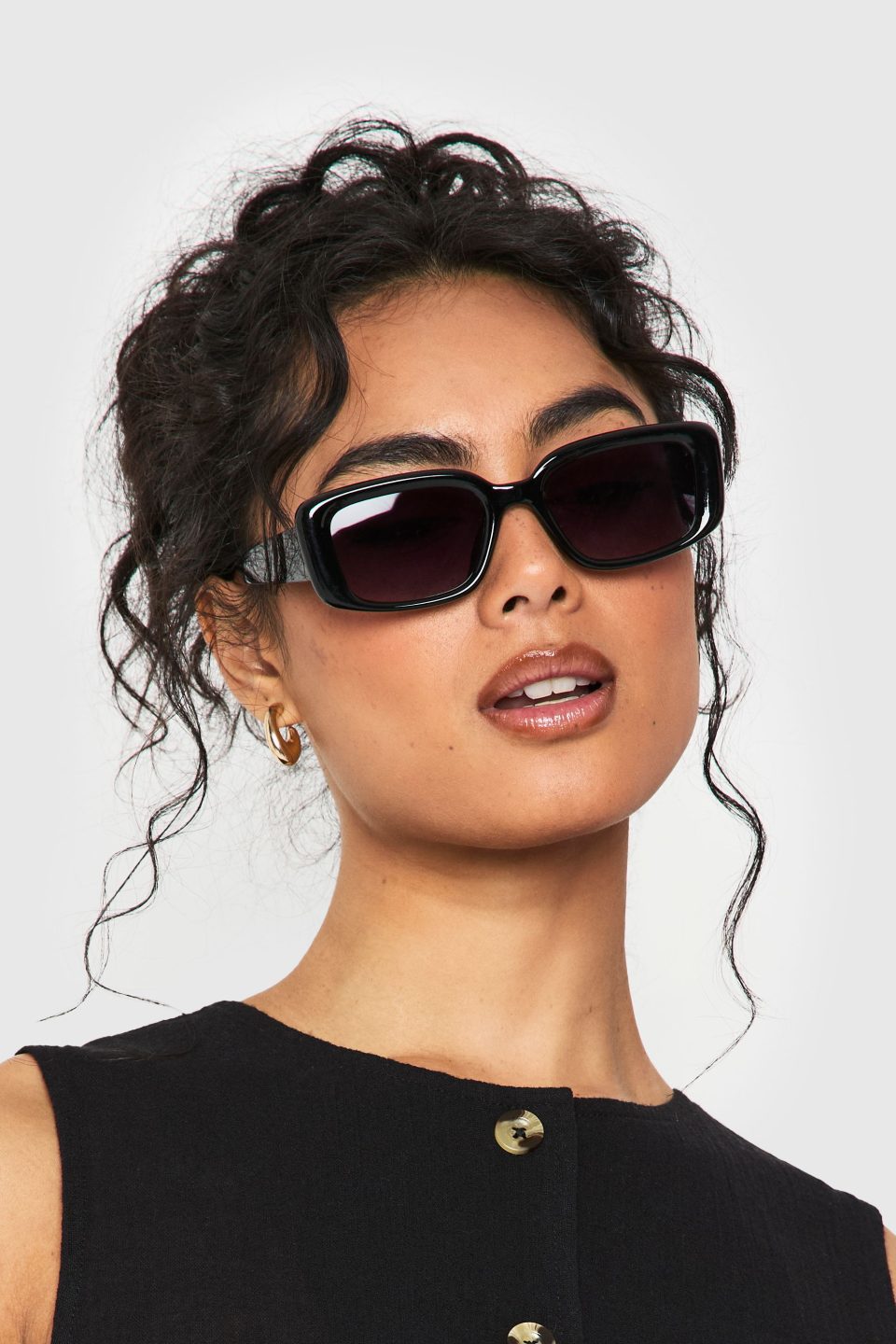 Chunky Square Frame Sunglasses