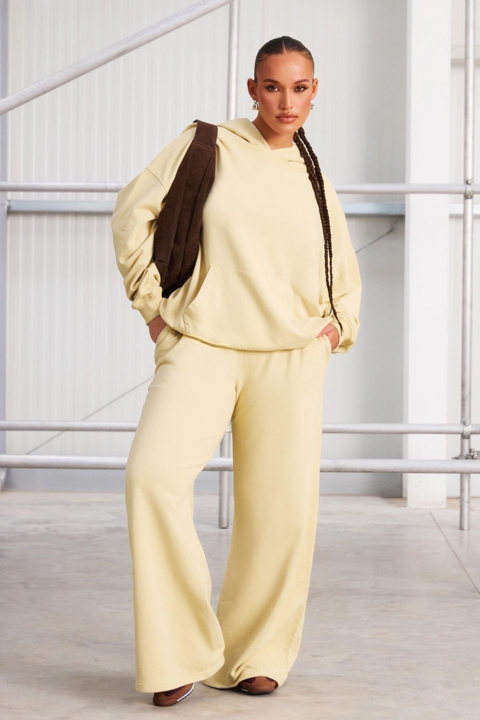 Plus Premium Butter Wide Leg Joggers