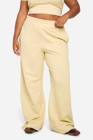 Plus Premium Butter Wide Leg Joggers