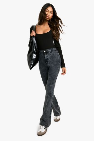 Butt Shaper High Rise Flared Jeans
