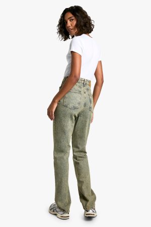 Tall Basics High Waisted Straight Leg Jeans