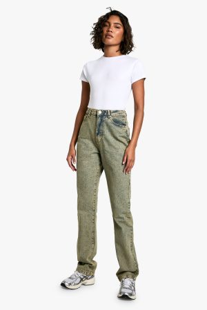 Tall Basics High Waisted Straight Leg Jeans