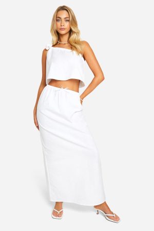 Cotton Maxi Skirt