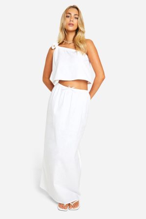 Cotton Maxi Skirt