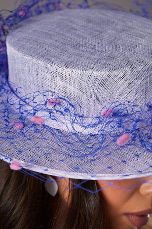 Lisa Tan Netted Boater