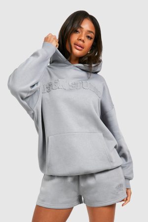 DSGN Self Fabric Applique Sweat Short