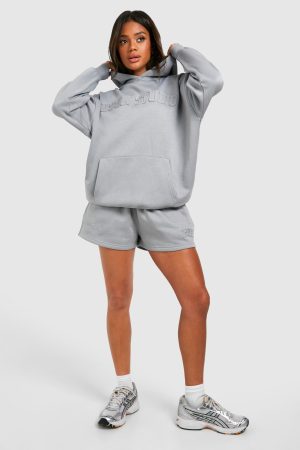 DSGN Self Fabric Applique Sweat Short