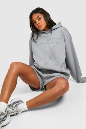 DSGN Self Fabric Applique Sweat Short