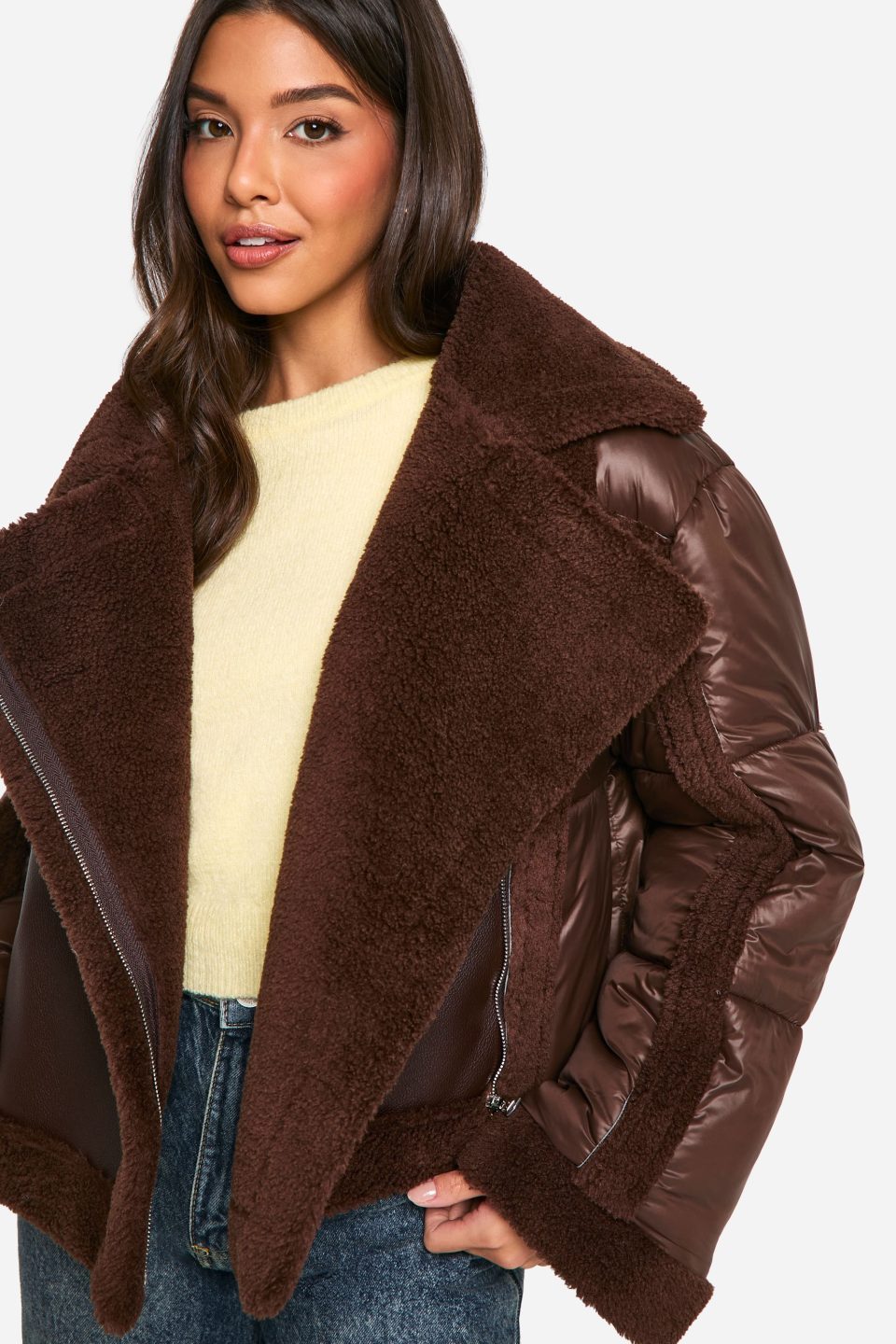 Panelled Puffer Aviator