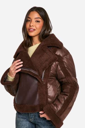 Panelled Puffer Aviator