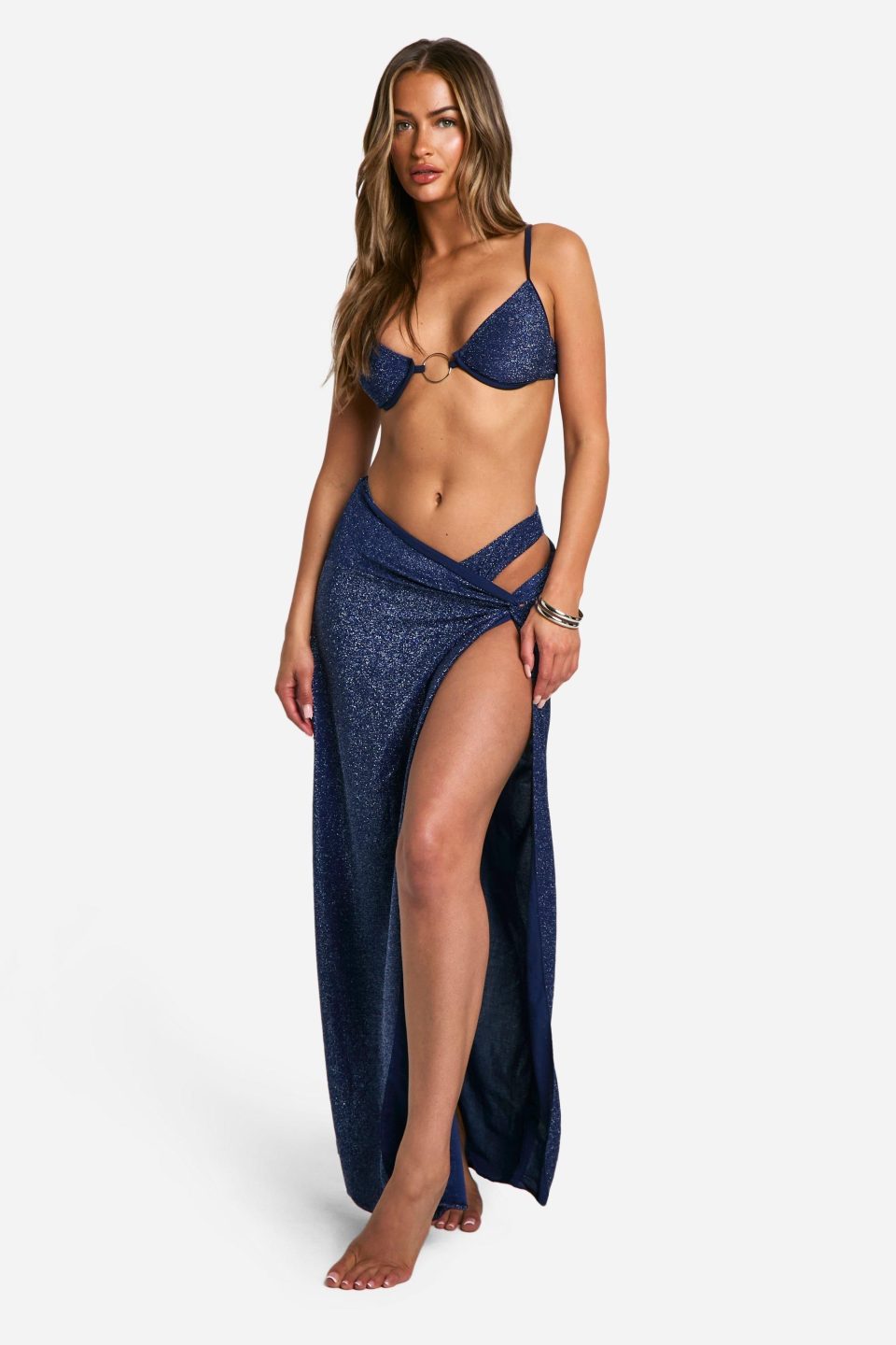 Glitter Twist Side Sarong