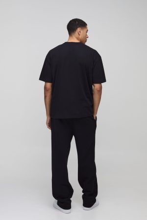Oversized Gothic Homme Heart Graphic T-Shirt