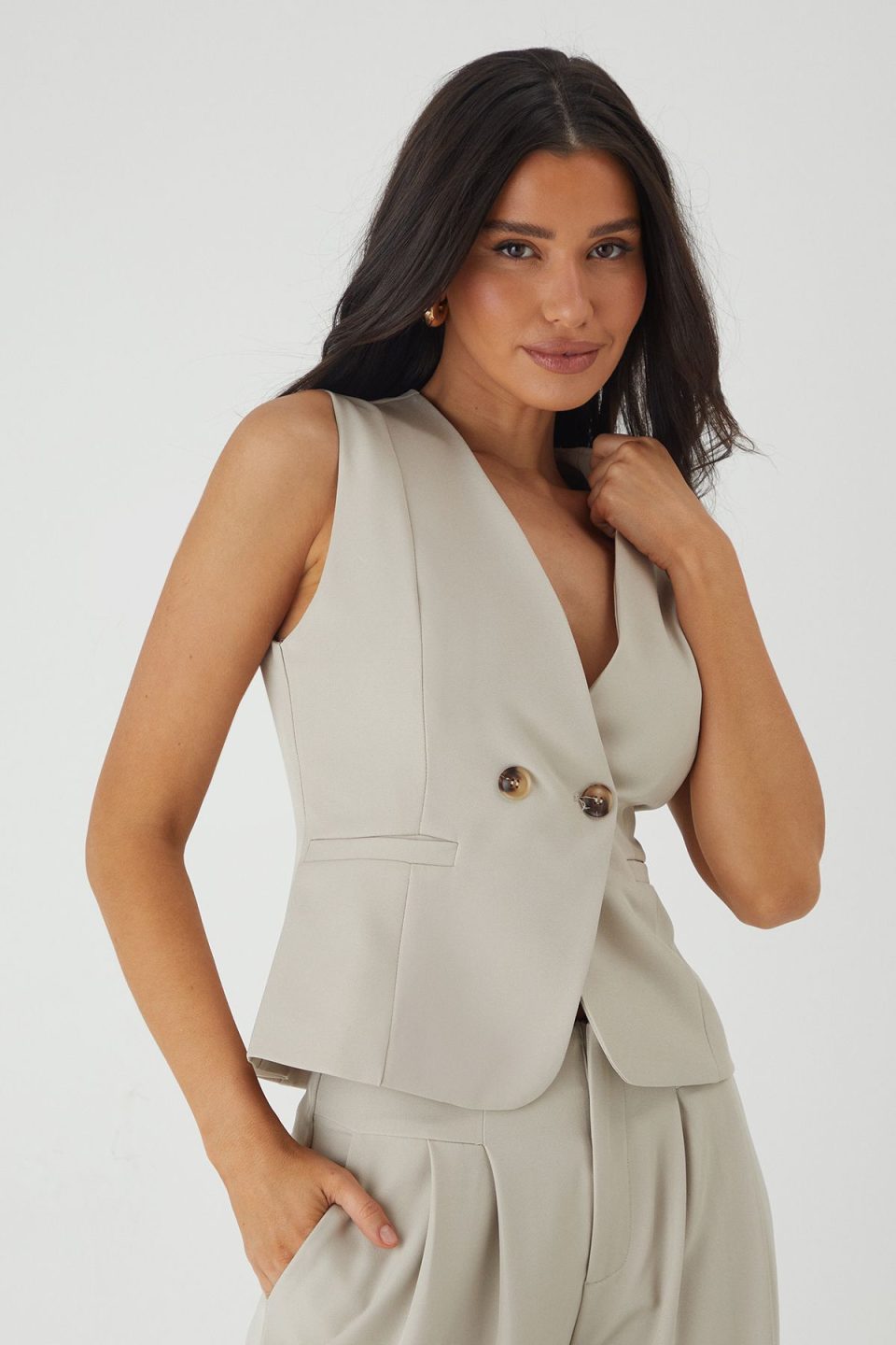 Tailored Double Button Waistcoat