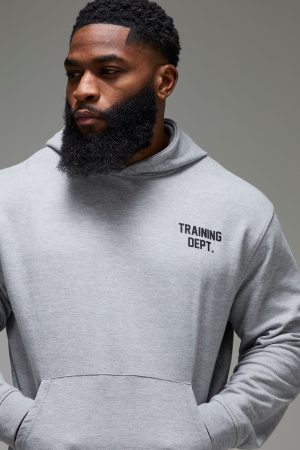 Man Active Training Dept Oversized Hoodie