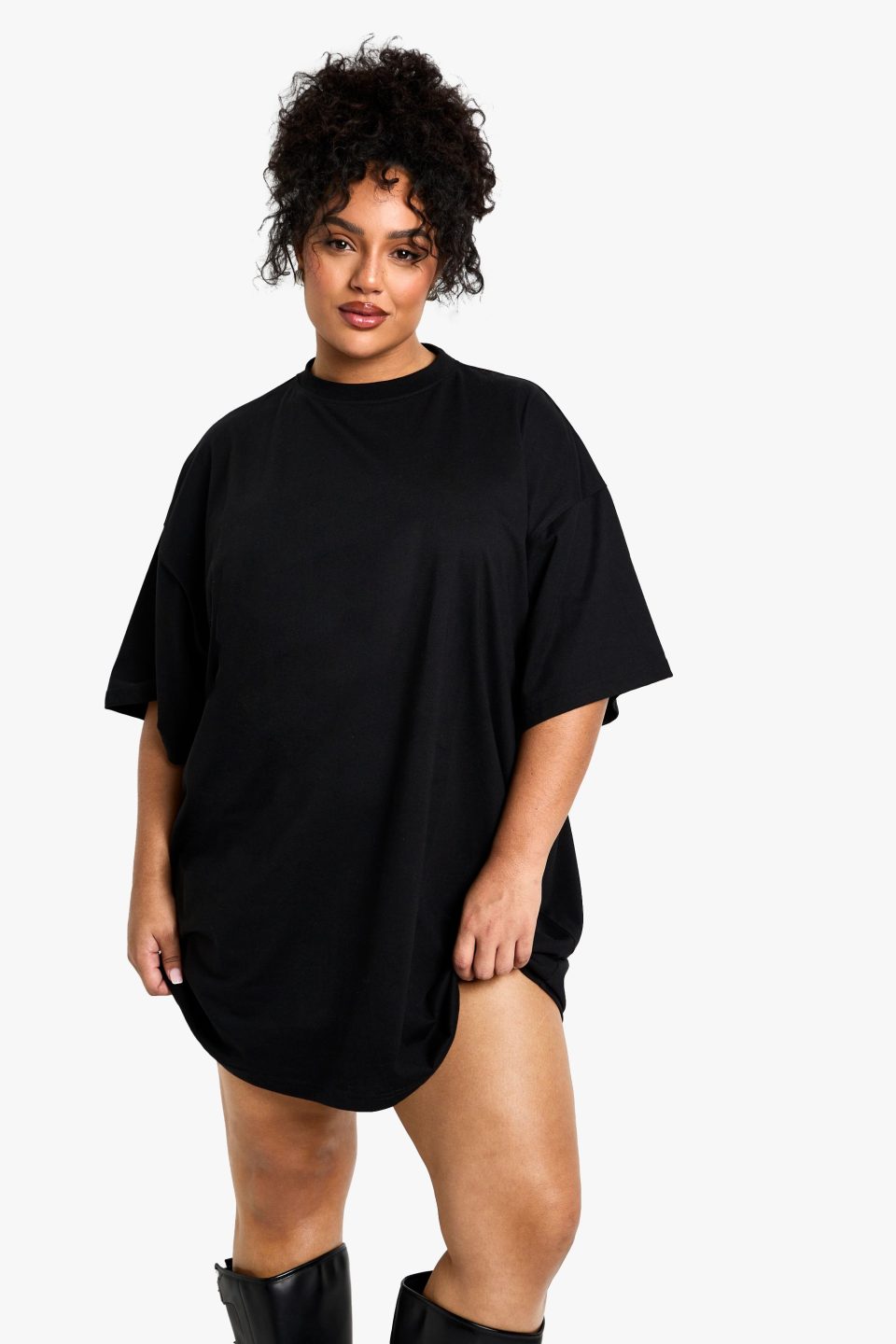 plus oversized t-shirt dress