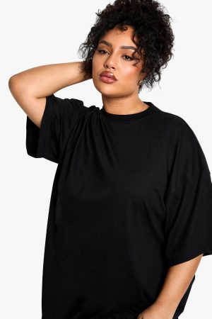 plus oversized t-shirt dress