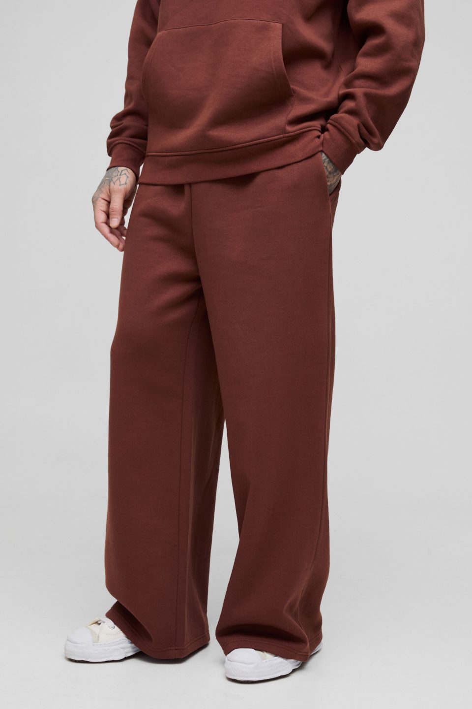 Tall 330GSM Extreme Wide Leg Basic Joggers