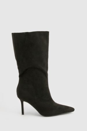 Wide Fit Stiletto Knee High Boots