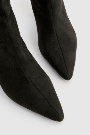 Wide Fit Stiletto Knee High Boots