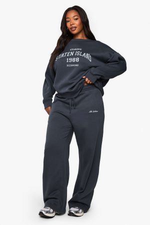 Plus Ath Archive Embroidered Straight Leg Jogger