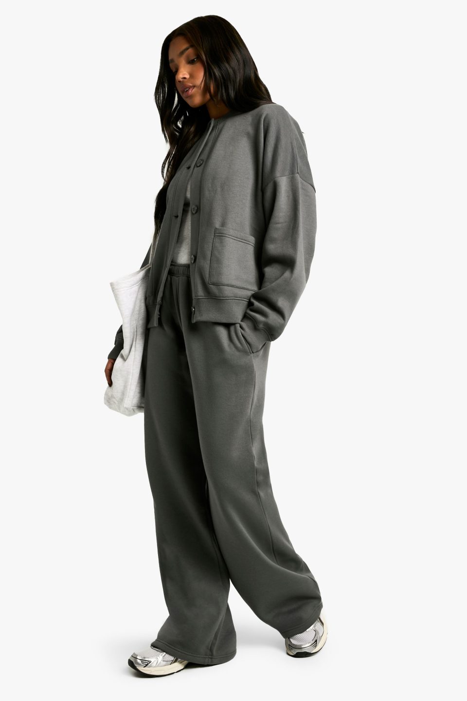 Button Through Cardigan and Jogger Tracksuit