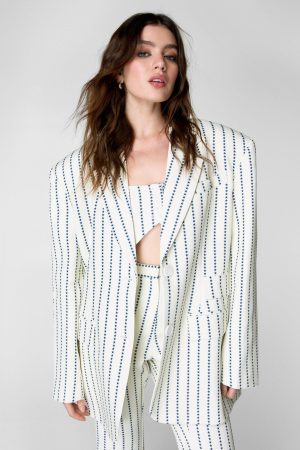 Star Print Blazer