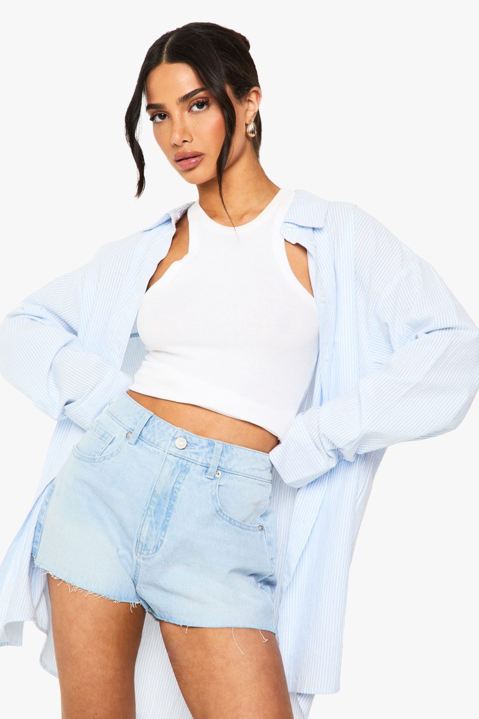 Petite Denim Mini Short